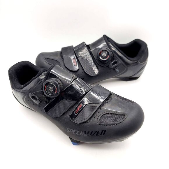 Specialized Comp Rd Cycling Shoes BOA Womens 6.5 39 Black 3 Bolt Shimano Blue - Picture 2 of 10